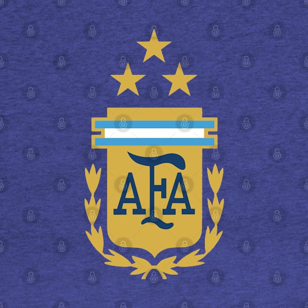 Argentina Football Team With Three Stars by NAYAZstore